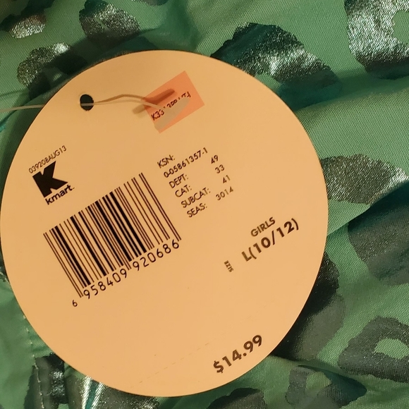 Shiny cheetah skirt and embellished tee new - Picture 3 of 3